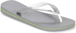 Havaianas Brasil Mix Slippers Unisex Steel Grey White White