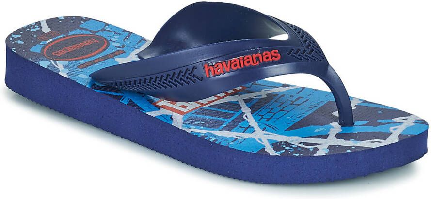 Havaianas Kids Max Marvel Unisex Slippers Navy Blue - Foto 5