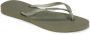 HAVAIANAS Teenslippers Dames Slim Logo Metallic Maat: 41 42 Materiaal: Rubber Kleur: Groen - Thumbnail 8