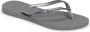 HAVAIANAS Teenslippers Dames Kids Slim Glitter Ii Maat: 41 42 Materiaal: Rubber Kleur: Grijs - Thumbnail 6