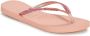 Havaianas Slim Glitter Flip Flops Dames Pink- Dames Pink - Thumbnail 3