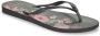 Havaianas Women's Slim Organic Sandalen zwart - Thumbnail 1