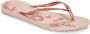 Havaianas Women's Slim Organic Sandalen bruin roze - Thumbnail 1