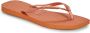 HAVAIANAS Teenslippers Dames Square Glitter Maat: 39 40 Materiaal: Rubber Kleur: Oranje - Thumbnail 4