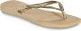Havaianas Dames Teenslipper Hav. Styleslim Square Glitter Party Golden GOUD - Thumbnail 3