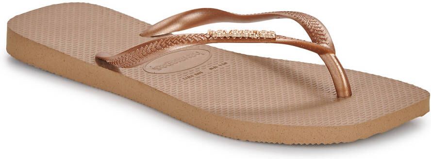 Havaianas Teenslippers SLIM SQUARE LOGO METALLIC