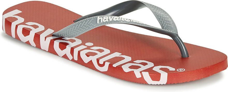 Havaianas Top Logo ia Hightech unisex sandaal teenscheidingsslippers 4145727 rood