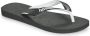 Havaianas Top Mix teenslippers zwart Jongens Rubber 35-36 - Thumbnail 4