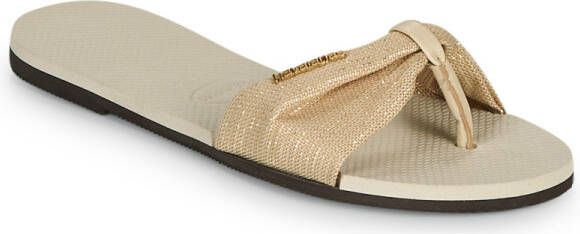 Havaianas Beige Teenslippers You St Tropez Shine - Foto 2