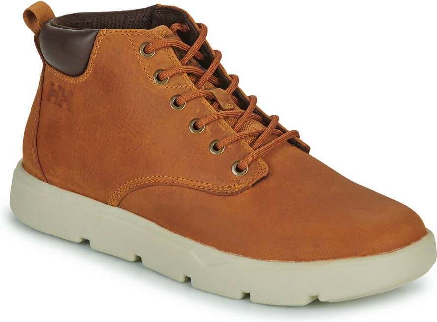 Helly Hansen Waterdichte leren laarzen met uitstekend comfort en grip Brown Heren