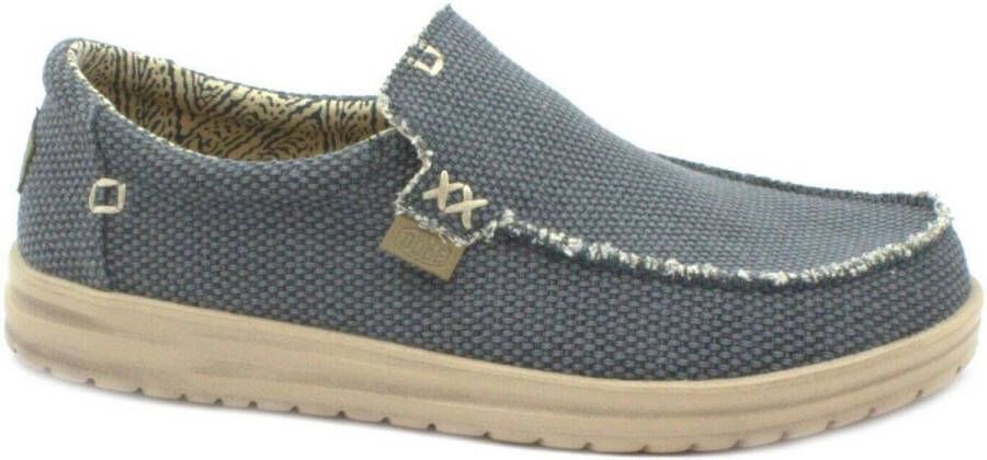 HEYDUDE Instappers Heren Mikka Braided Maat: 43 Materiaal: Textiel Kleur: Blauw - Foto 4