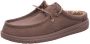 HeyDude Wally Slip Canvas Sandalen bruin - Thumbnail 1