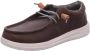 Hey Dude HEYDUDE Wally Grip Craft Leather Heren Instappers Grey - Thumbnail 2