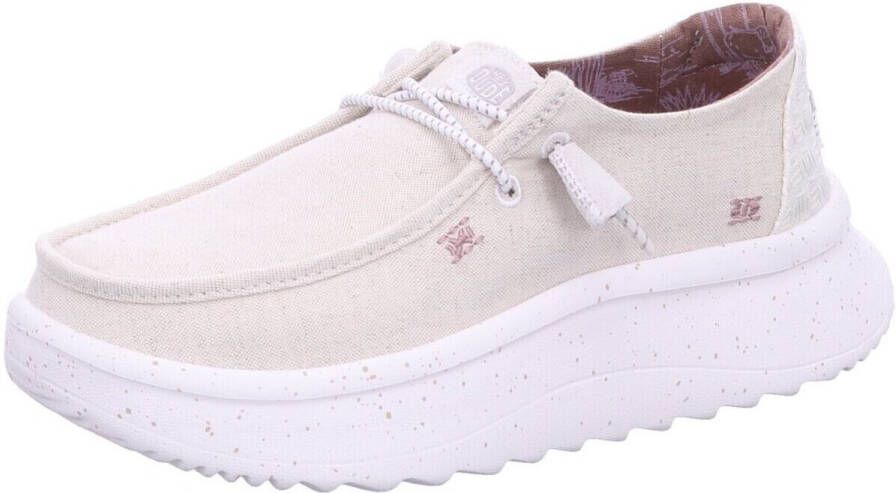 Hey Dude Platte Veterschoenen voor Dames Chambray Beige Dames - Foto 6
