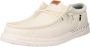 HEYDUDE Wally Funk Nylon Craft Heren Instappers Stone White - Thumbnail 2