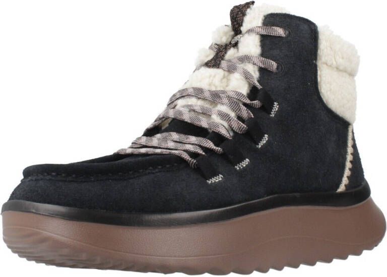 HEYDUDE Wendy Peak Apres Suede CozStit Dames Boots Black Tan - Foto 3