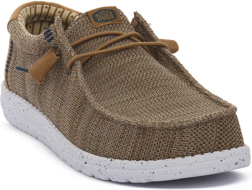 HeyDude Wally Stretch Sox Sneakers bruin beige - Foto 2