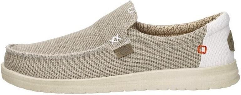 Hey Dude HEYDUDE Mikka Braided Heren Instappers Off White Beige Wit HD40124-1LB