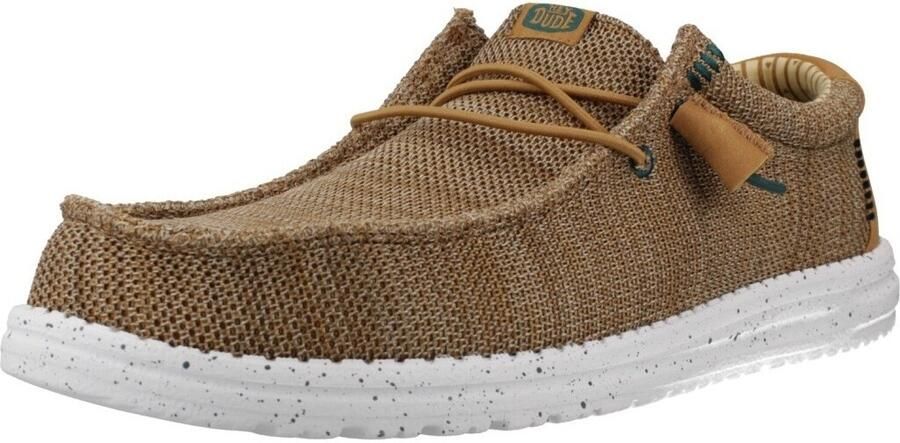 HeyDude Wally Stretch Sox Sneakers bruin beige