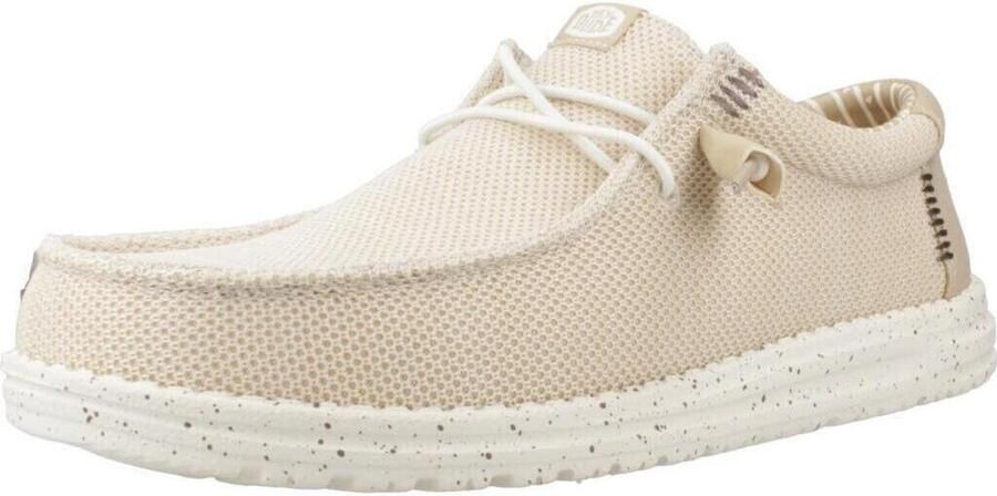 HEYDUDE Hey Dude Wally Stretch Sox Mokassins Elastische Veters Lichtgewicht Irish Cream Egret - Foto 4