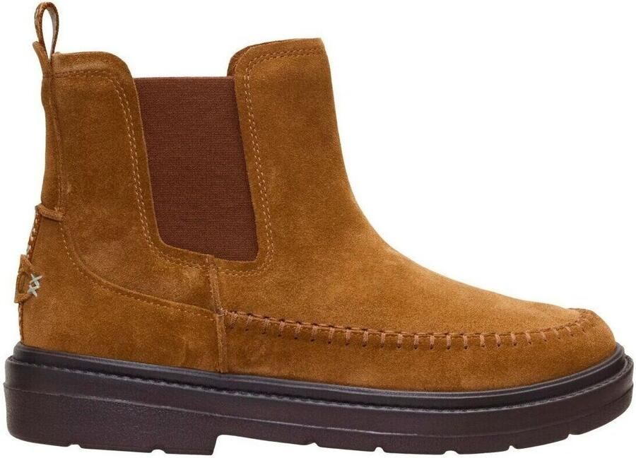 HEYDUDE Enkellaarzen 45880 SIENNA CHELSEA BOOT SUEDE-21N COGNAC