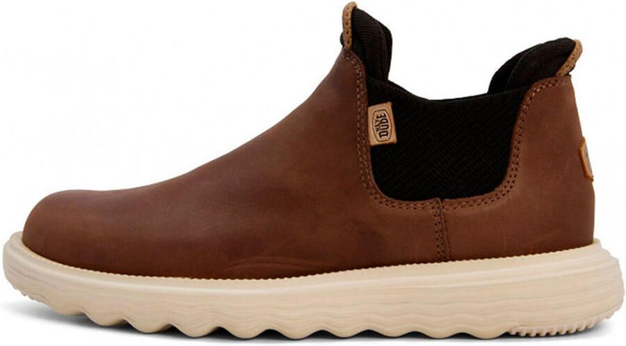Hey Dude Branson Boot Craft Leather Coffee Wandelschoenen Dames - Foto 3