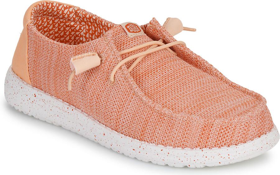 HEYDUDE Instappers Wendy Stretch Sox Peach