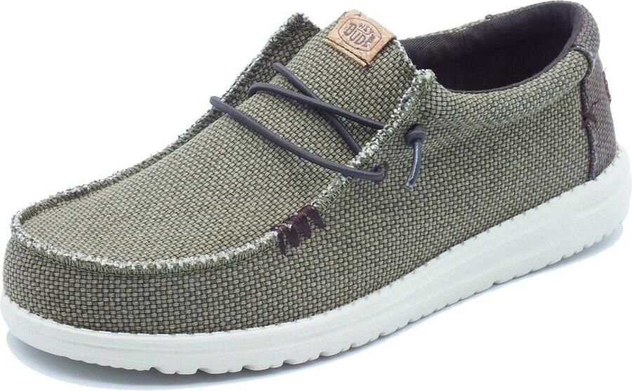 HEYDUDE Lage Sneakers 40003 Wally Braided Burnt