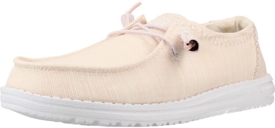 Hey Dude Pastel Chambray Sneaker Pink Dames - Foto 3