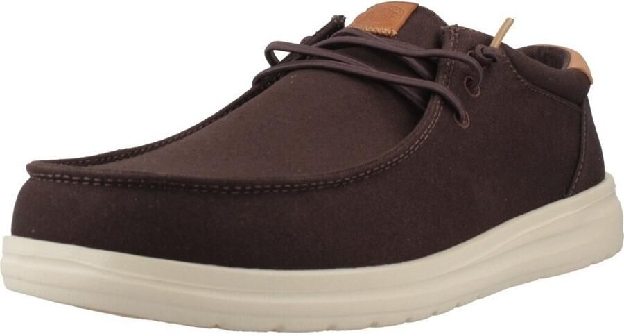HEYDUDE Lage Sneakers Sport Zapatillas Hombre Modèle Paul Canvas - Foto 3