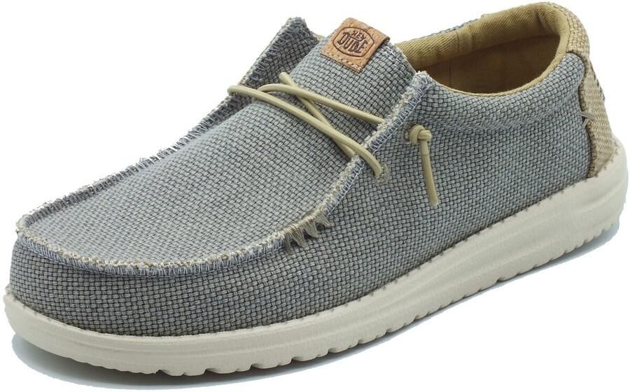HEYDUDE Mocassins 40003 Wally Braided Flannel Grey
