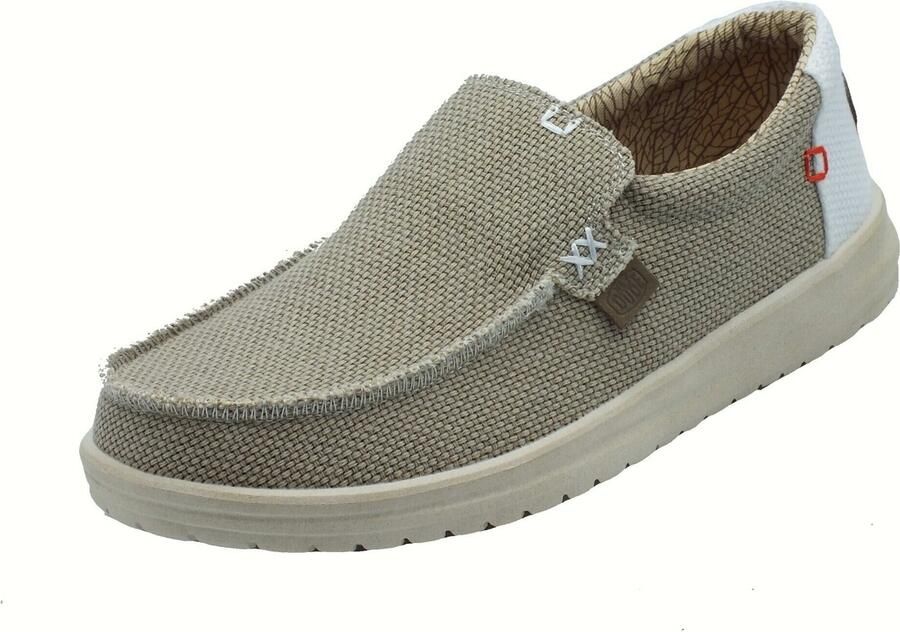 HEYDUDE Instappers Heren Mikka Braided Maat: 45 Materiaal: Textiel Kleur: Wit - Foto 7