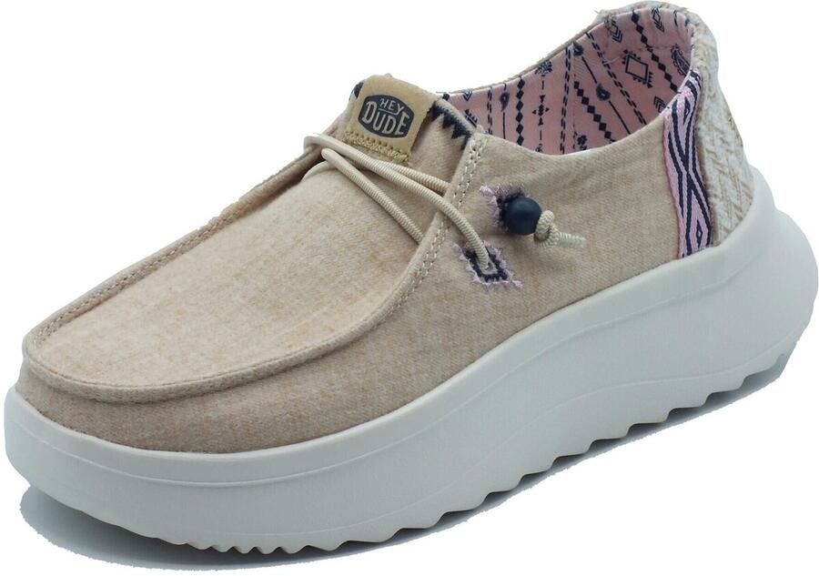 HEYDUDE Mocassins 41946 Wendy Peak Chambray Woven