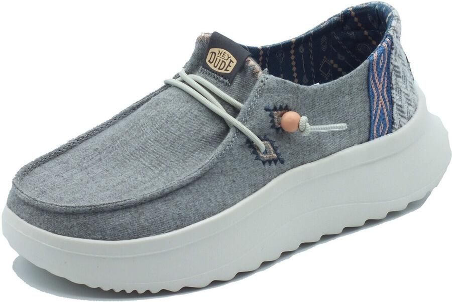 HEYDUDE Mocassins 41946 Wendy Peak Chambray Woven - Foto 2