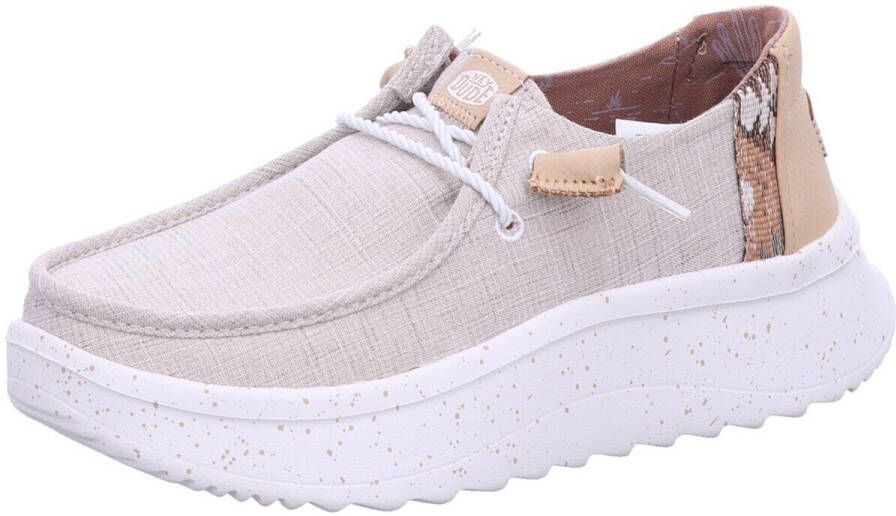 HEYDUDE Wendy Peak Woven Dames Instappers Natural - Foto 3