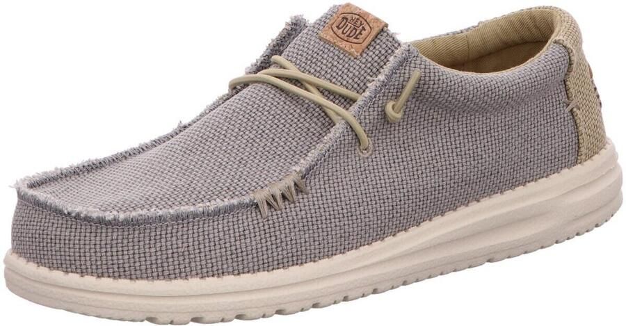 HeyDude Wally Braided Sneakers grijs beige