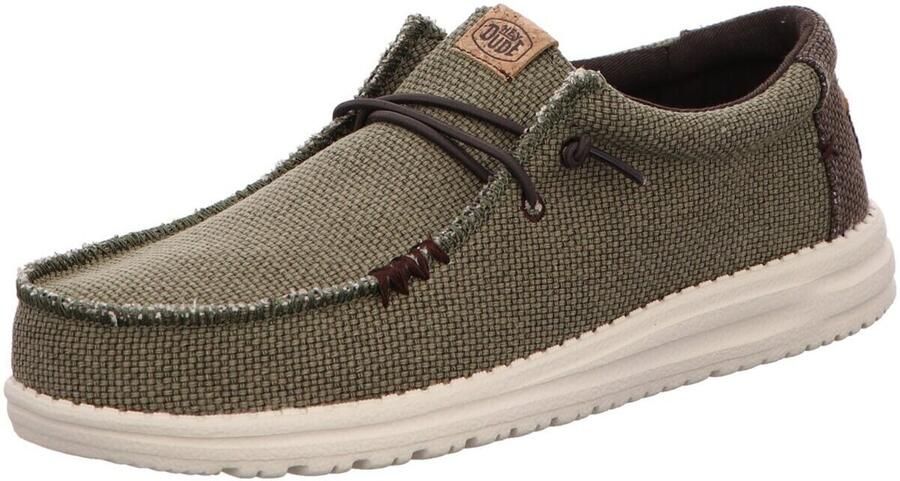 HEYDUDE Instappers Walli Braided Burnt HD40003-3CI Groen - Foto 7