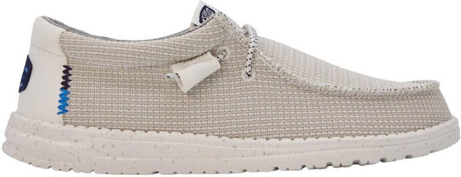 Hey Dude Witte Wally Sport Platte Schoenen White Heren - Foto 6