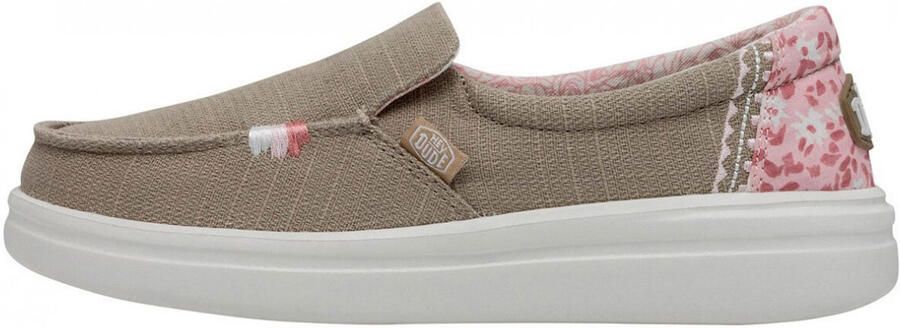 Hey Dude Boho-Cool Moccasin Misty Rise Collection Beige Dames - Foto 2