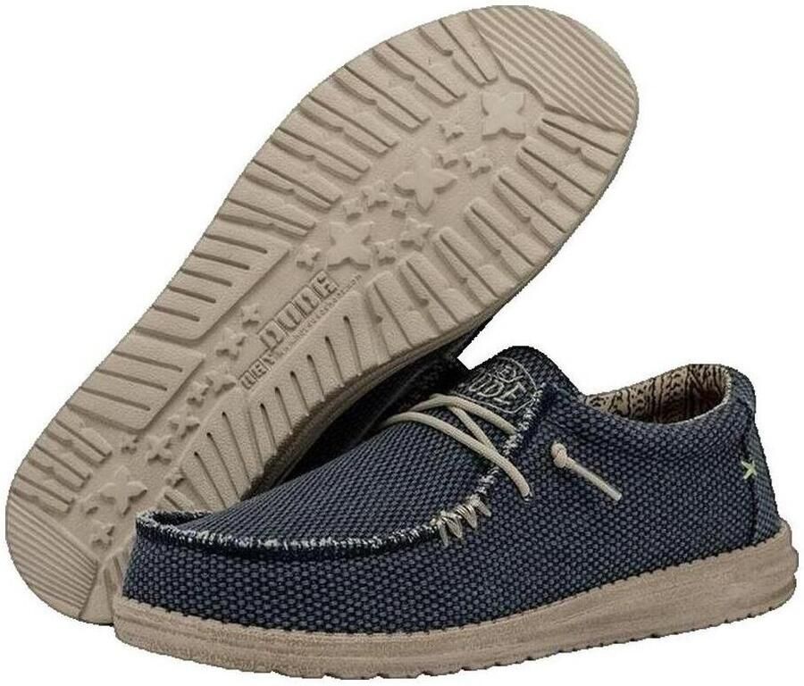 HEYDUDE Mocassins Wally Braided bleu