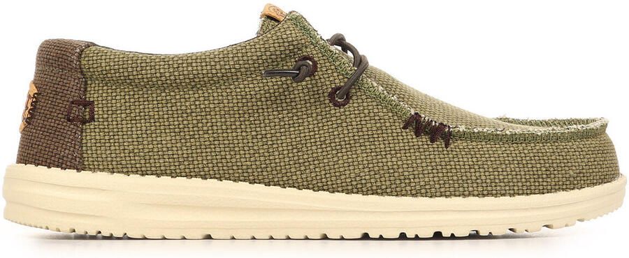 HEYDUDE Instappers Walli Braided Burnt HD40003-3CI Groen - Foto 8