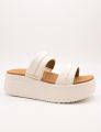 HEYDUDE Sandalen met sleehak HD45256-105 - Wit