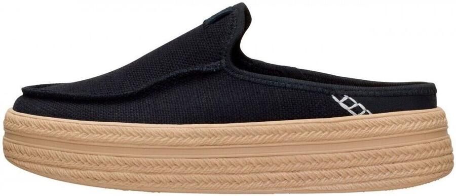 HEYDUDE Slippers 45228 AUSTIN LIFT ESPADRILLE WOVEN-1 BLACK
