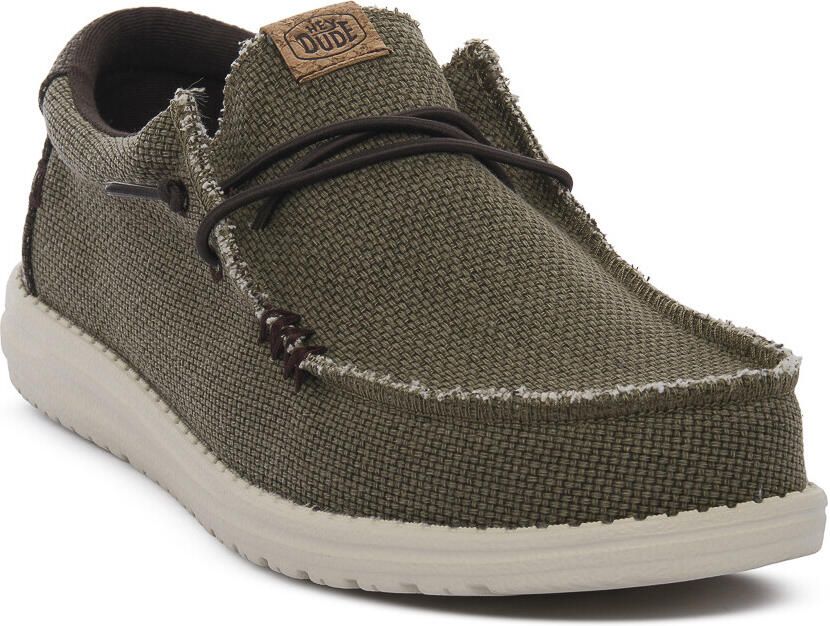HEYDUDE Instappers Walli Braided Burnt HD40003-3CI Groen - Foto 10
