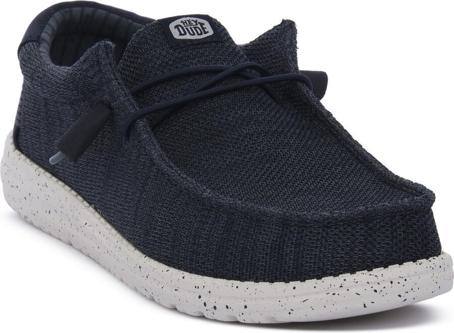 Hey Dude HEYDUDE Wally Stretch Sox heren mocassin Donkerblauw - Foto 5