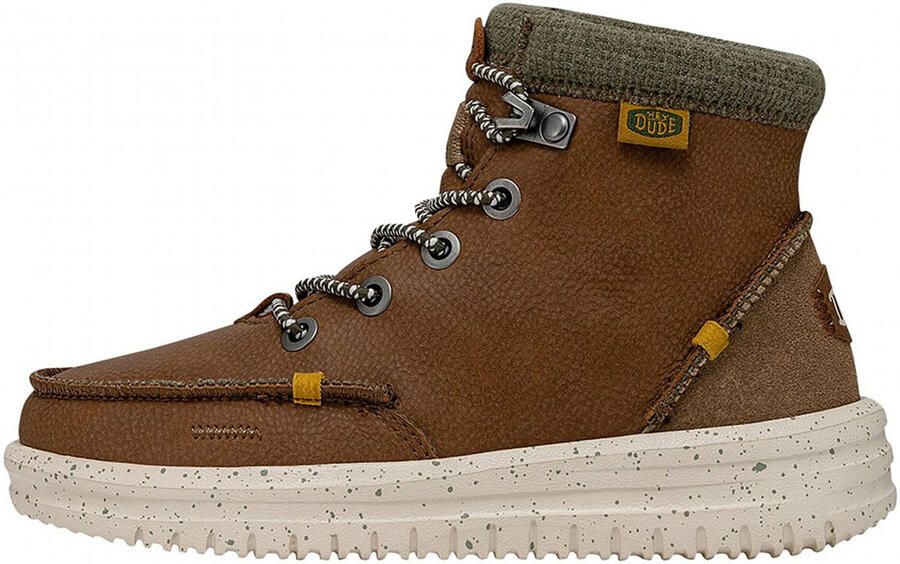 HEYDUDE Bradley Youth Leather Boots Walnut - Foto 2
