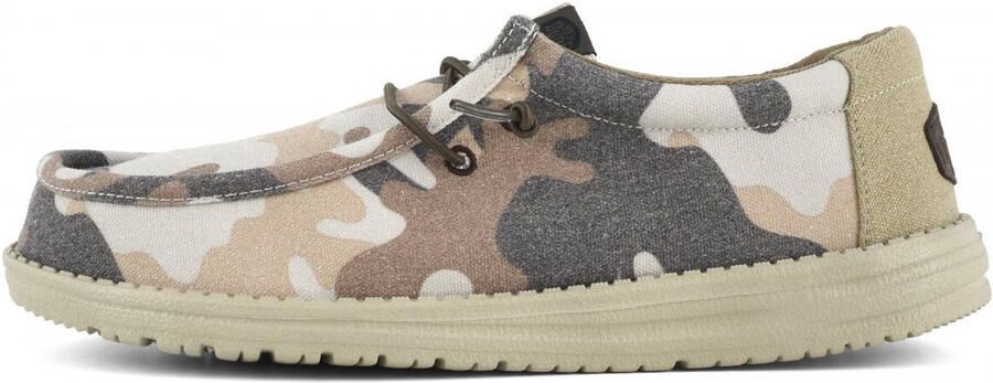 Hey Dude Camo Sneaker Avontuur Lichtgewicht Zool Multicolor Heren