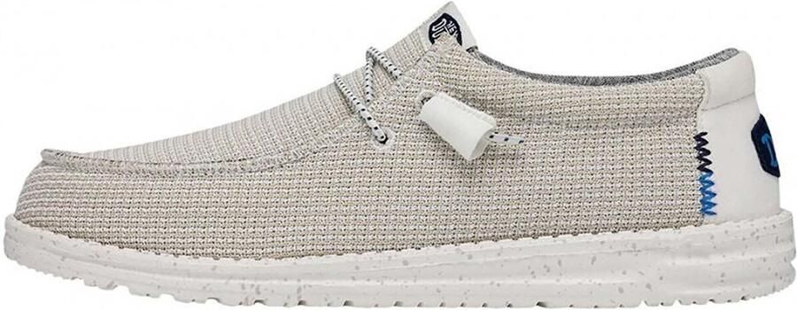 Hey Dude Witte Wally Sport Platte Schoenen White Heren - Foto 3