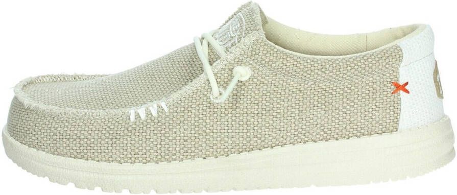 Hey Dude HEYDUDE Wally Braided Heren Instappers Off White | Wit | Katoen - Foto 13