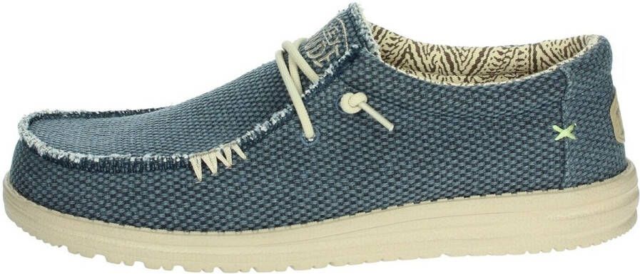 Hey Dude HEYDUDE Wally Braided Heren Instappers Blue Night Blauw HD40003-4NM - Foto 16